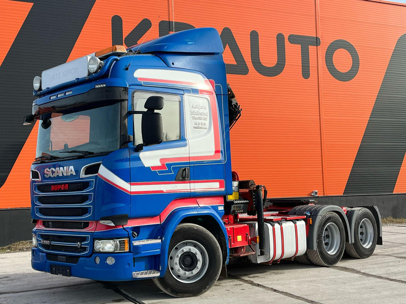 Scania R 580 6x2 PK 19001 / RETARDER / DOUBLE BOGIE - Xe tải thùng lửng/ Phẳng, Xe cẩu tự hành: hình 2 Scania R 580 6x2 PK 19001 / RETARDER / DOUBLE BOGIE - Xe tải thùng lửng/ Phẳng, Xe cẩu tự hành: hình 2