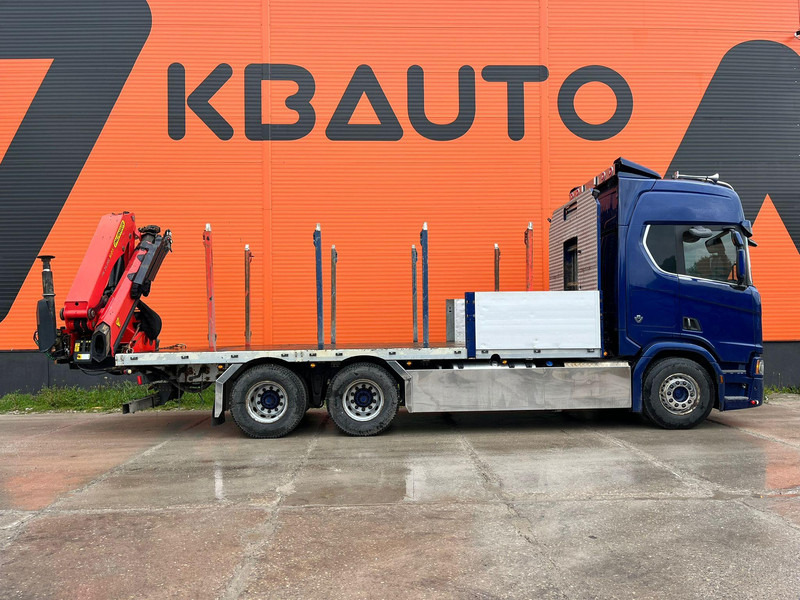 Scania R 650 6x4 PK 24001 / PLATFORM L=6800 mm - Xe tải thùng lửng/ Phẳng, Xe cẩu tự hành: hình 5 Scania R 650 6x4 PK 24001 / PLATFORM L=6800 mm - Xe tải thùng lửng/ Phẳng, Xe cẩu tự hành: hình 5