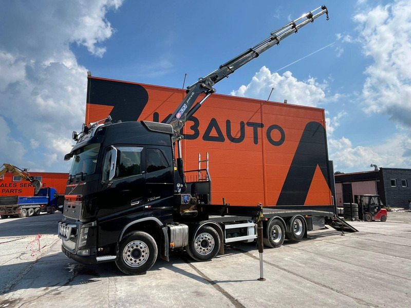 Volvo FH 16 750 8x4 HMF2620K-5 / WINCH / PLATFORM L=7100 mm - Xe tải thùng lửng/ Phẳng, Xe cẩu tự hành: hình 1 Volvo FH 16 750 8x4 HMF2620K-5 / WINCH / PLATFORM L=7100 mm - Xe tải thùng lửng/ Phẳng, Xe cẩu tự hành: hình 1