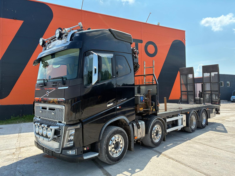 Volvo FH 16 750 8x4 HMF2620K-5 / WINCH / PLATFORM L=7100 mm - Xe tải thùng lửng/ Phẳng, Xe cẩu tự hành: hình 2 Volvo FH 16 750 8x4 HMF2620K-5 / WINCH / PLATFORM L=7100 mm - Xe tải thùng lửng/ Phẳng, Xe cẩu tự hành: hình 2