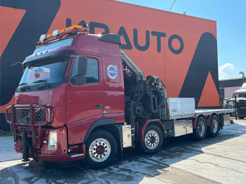 Volvo FH 480 8x4 HIAB 1055E-8 / WINCH / PLATFORM L=6928 mm - Xe tải thùng lửng/ Phẳng, Xe cẩu tự hành: hình 2 Volvo FH 480 8x4 HIAB 1055E-8 / WINCH / PLATFORM L=6928 mm - Xe tải thùng lửng/ Phẳng, Xe cẩu tự hành: hình 2