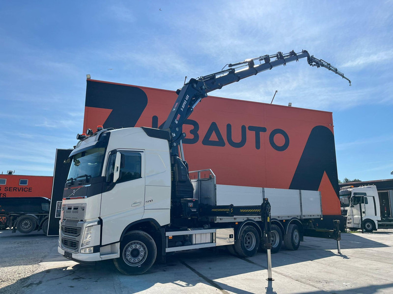 Volvo FH 500 8x4*4 HIAB 408E-6 + JIB / PLATFORM L=6434 mm - Xe tải thùng lửng/ Phẳng, Xe cẩu tự hành: hình 1 Volvo FH 500 8x4*4 HIAB 408E-6 + JIB / PLATFORM L=6434 mm - Xe tải thùng lửng/ Phẳng, Xe cẩu tự hành: hình 1