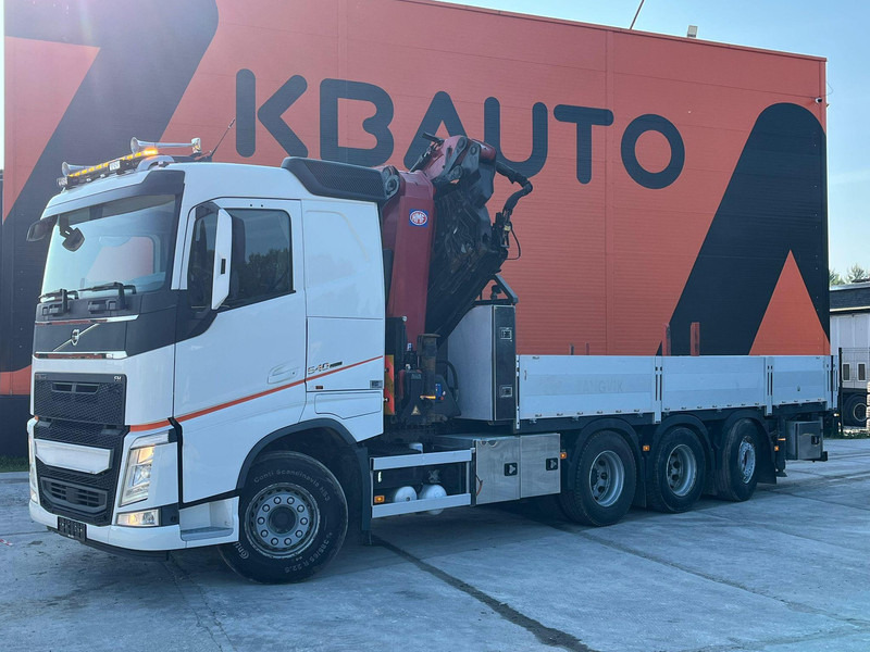 Volvo FH 540 8x4*4 HMF5020K-6 + JIB + WINCH / PLATFORM L=6508 mm - Xe tải thùng lửng/ Phẳng, Xe cẩu tự hành: hình 2 Volvo FH 540 8x4*4 HMF5020K-6 + JIB + WINCH / PLATFORM L=6508 mm - Xe tải thùng lửng/ Phẳng, Xe cẩu tự hành: hình 2