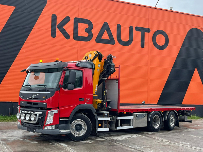 Volvo FM 330 6x2*4 EFFER 215/4S / PLATFORM L=6529 mm - Xe tải thùng lửng/ Phẳng, Xe cẩu tự hành: hình 2 Volvo FM 330 6x2*4 EFFER 215/4S / PLATFORM L=6529 mm - Xe tải thùng lửng/ Phẳng, Xe cẩu tự hành: hình 2
