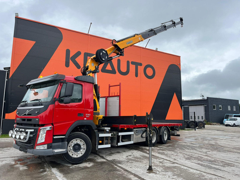 Volvo FM 330 6x2*4 EFFER 215/4S / PLATFORM L=6529 mm - Xe tải thùng lửng/ Phẳng, Xe cẩu tự hành: hình 1 Volvo FM 330 6x2*4 EFFER 215/4S / PLATFORM L=6529 mm - Xe tải thùng lửng/ Phẳng, Xe cẩu tự hành: hình 1
