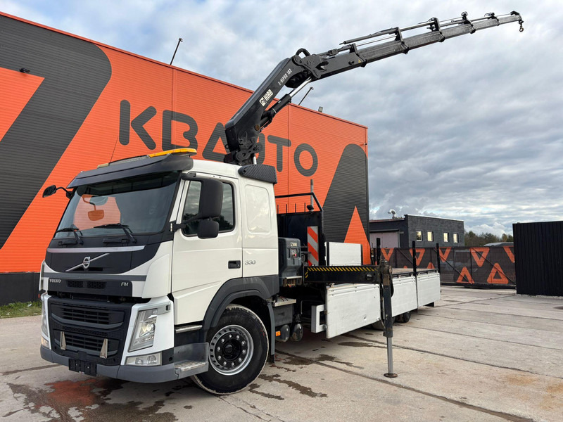 Volvo FM 330 6x2*4 HIAB X-HIPRO 192 E-5 / boom 15 m / 880 kg / PLATFORM L=7525 mm - Xe tải thùng lửng/ Phẳng, Xe cẩu tự hành: hình 1 Volvo FM 330 6x2*4 HIAB X-HIPRO 192 E-5 / boom 15 m / 880 kg / PLATFORM L=7525 mm - Xe tải thùng lửng/ Phẳng, Xe cẩu tự hành: hình 1