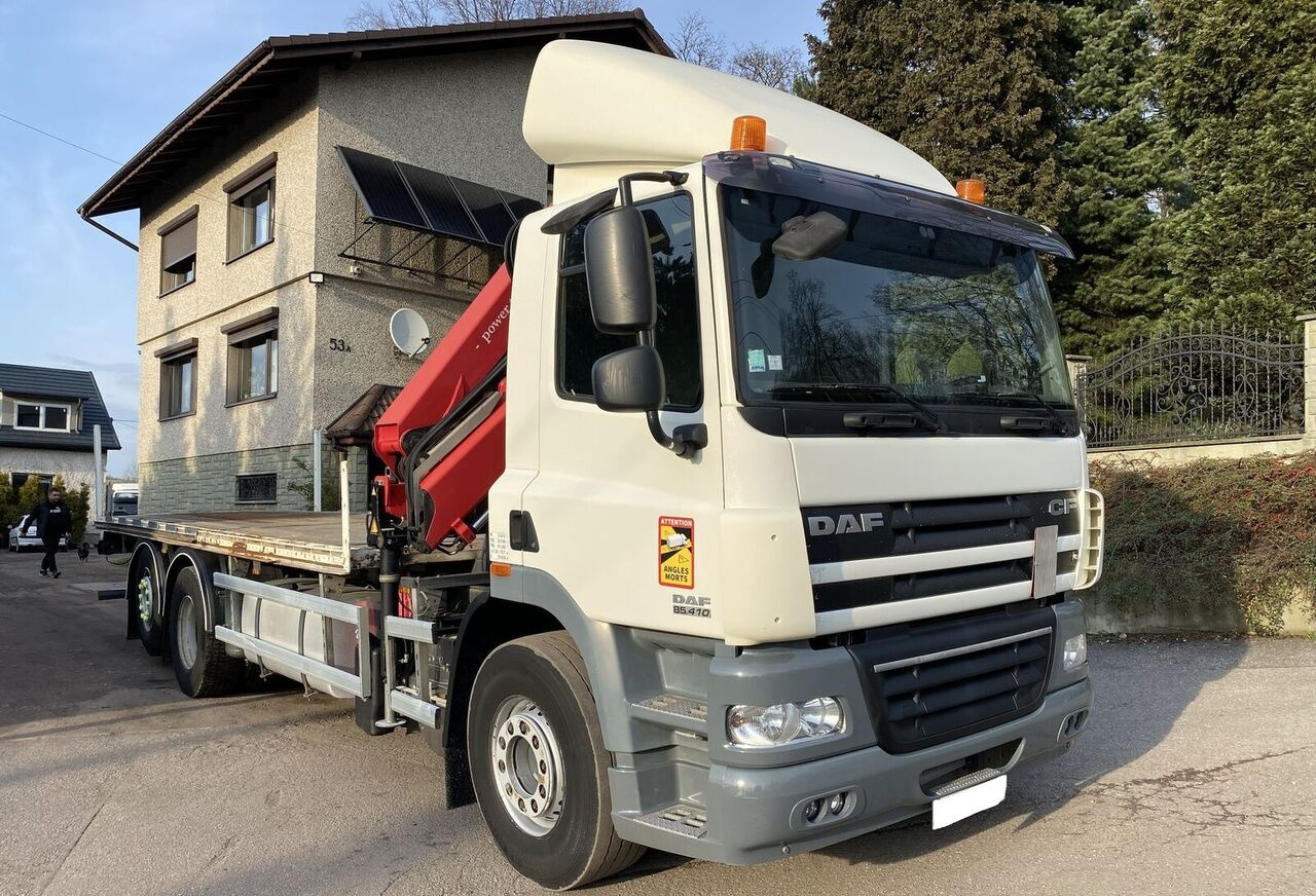 Xe tải thùng lửng/ Phẳng, Xe cẩu tự hành DAF CF 85 410: hình 6