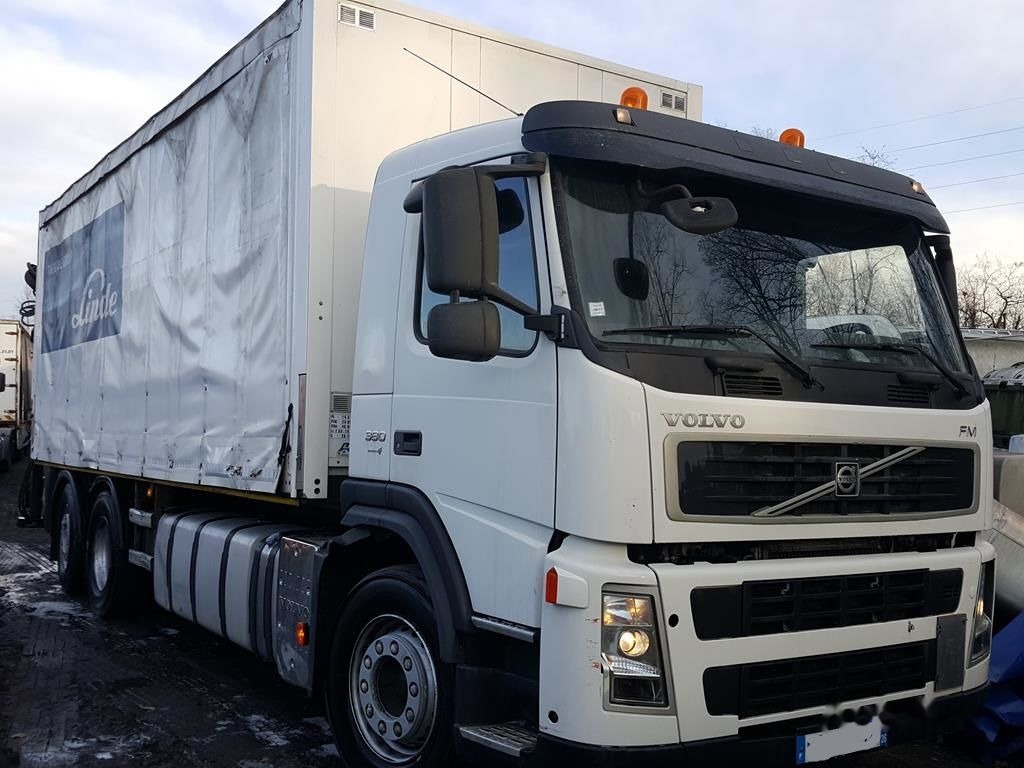 Volvo FM 380 6X2 + hiab 144 BS 2 HI DUO - Xe tải thùng mui bạt, Xe cẩu tự hành: hình 1 Volvo FM 380 6X2 + hiab 144 BS 2 HI DUO - Xe tải thùng mui bạt, Xe cẩu tự hành: hình 1
