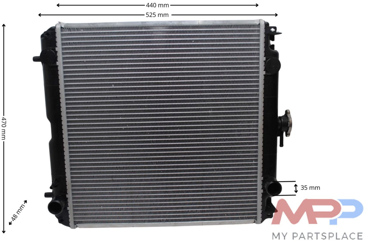 Kubota Radiator Yanmar 3TNV88 129242-44500 - Động cơ: hình 3 Kubota Radiator Yanmar 3TNV88 129242-44500 - Động cơ: hình 3