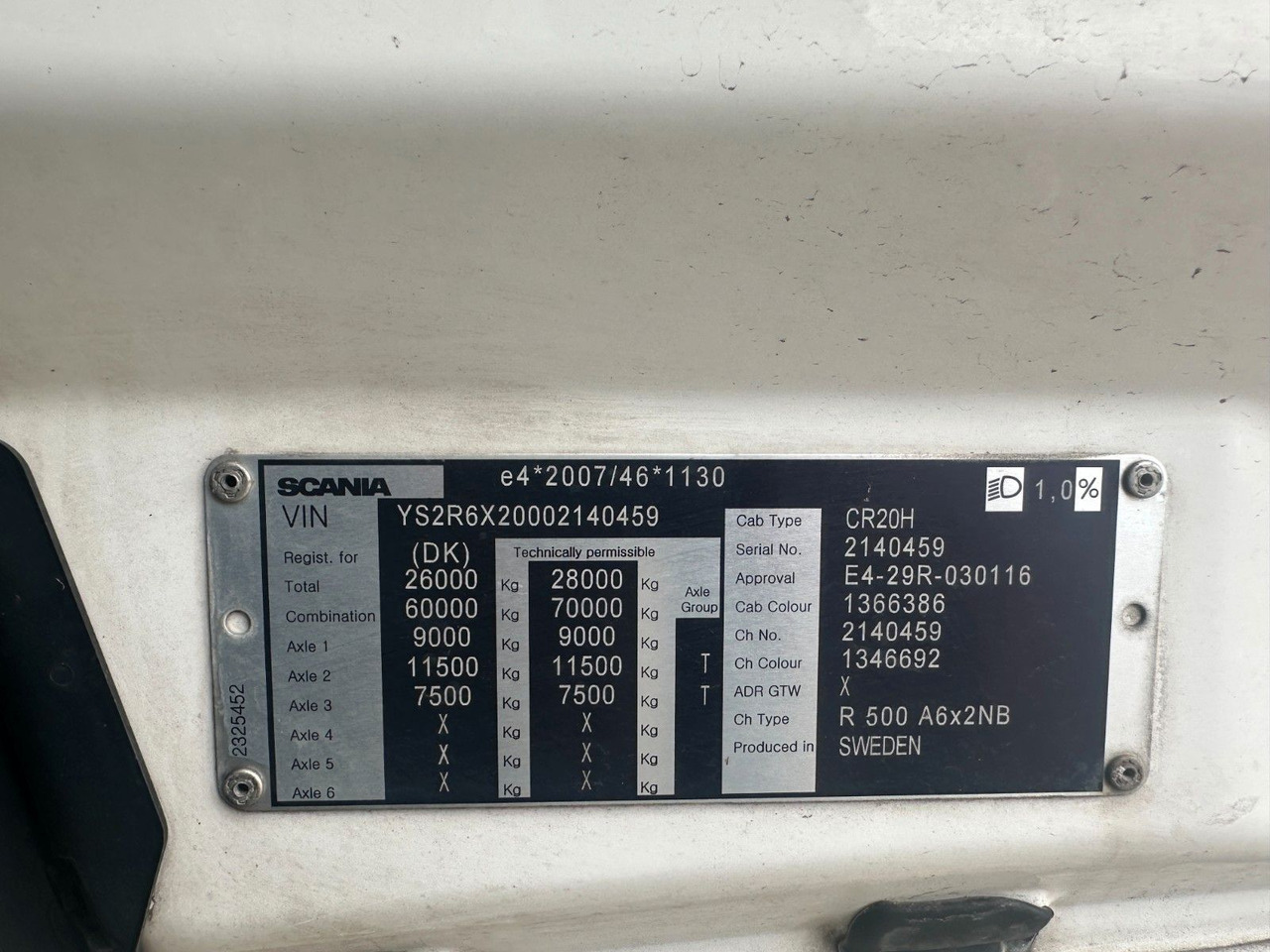 Xe đầu kéo Scania R 500 6x2: hình 15