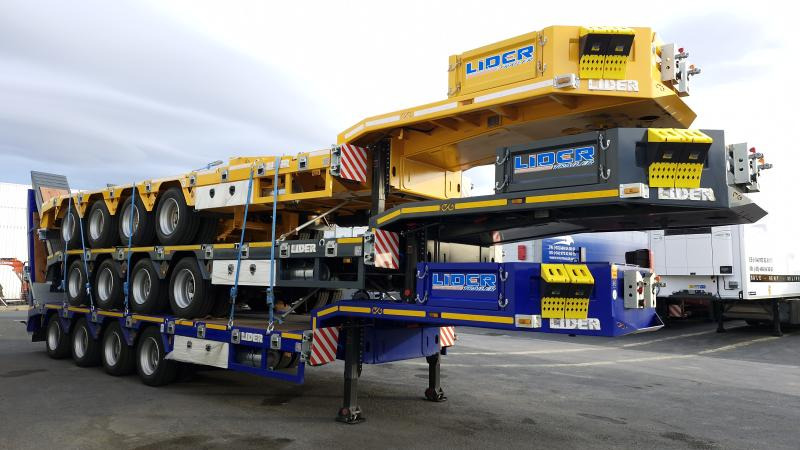 Lider trailer (Export Afrique) Porte-Char lames 4 essieux - Sơ mi rơ moóc thùng thấp: hình 1 Lider trailer (Export Afrique) Porte-Char lames 4 essieux - Sơ mi rơ moóc thùng thấp: hình 1