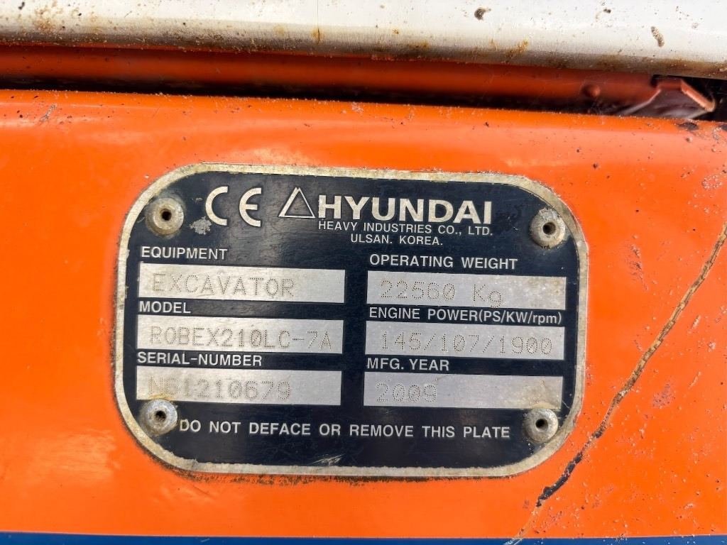 Máy xúc bánh xích Hyundai Robex 210 LC-7 A - 210: hình 21