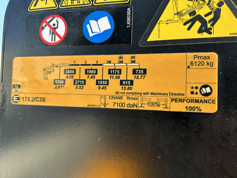 Xe cẩu tự hành DAF LF 320 FA 19T + Burg BPM 0018 Trailer / Effer 175.2/c3s Crane / NL Combi: hình 14