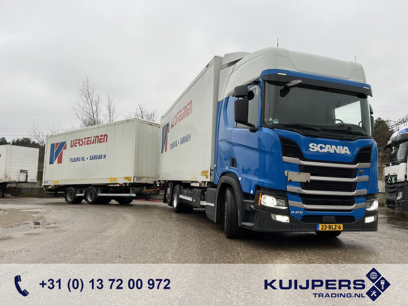 Scania R410 Highline / BDF Box + Wecon AWZ 218 / BDF Box / 448 dkm / NL Truck + Trailer - Xe chở container/ Xe tải hoán đổi thân: hình 1 Scania R410 Highline / BDF Box + Wecon AWZ 218 / BDF Box / 448 dkm / NL Truck + Trailer - Xe chở container/ Xe tải hoán đổi thân: hình 1