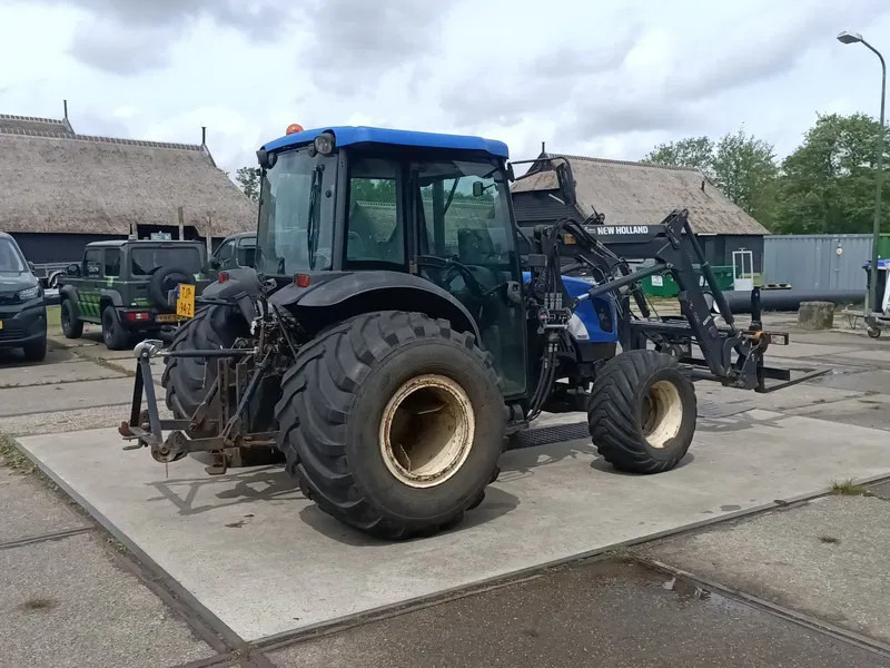 Máy cày New Holland TN60DA TN60D met voorlader 520TL en vork: hình 7