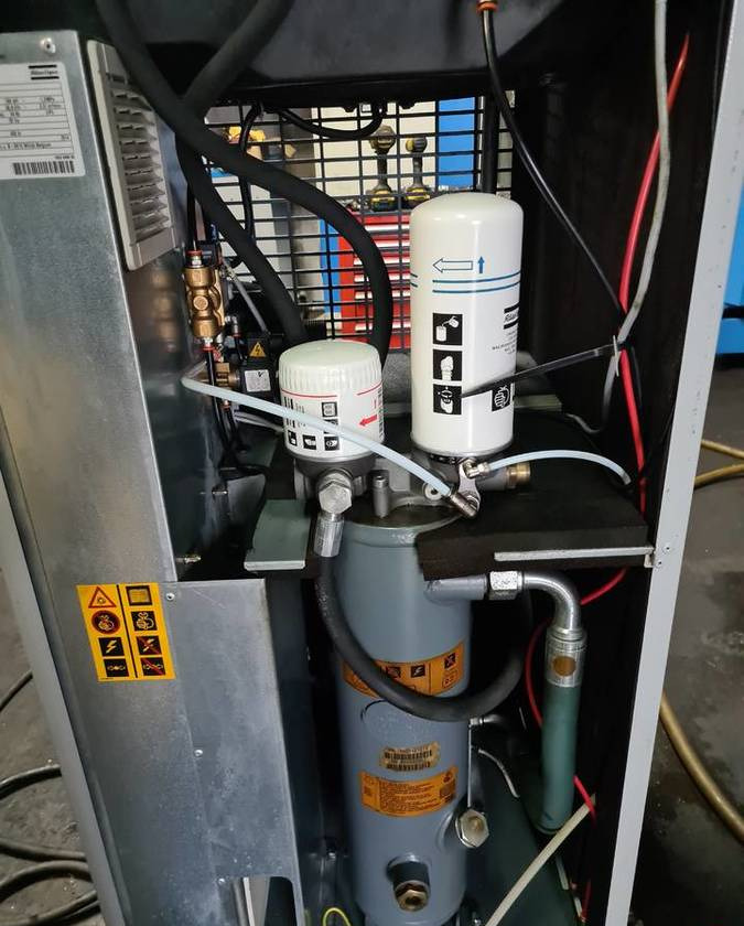 Máy nén khí Kompresor śrubowy Atlas Copco GA 15 VSD ff +: hình 7
