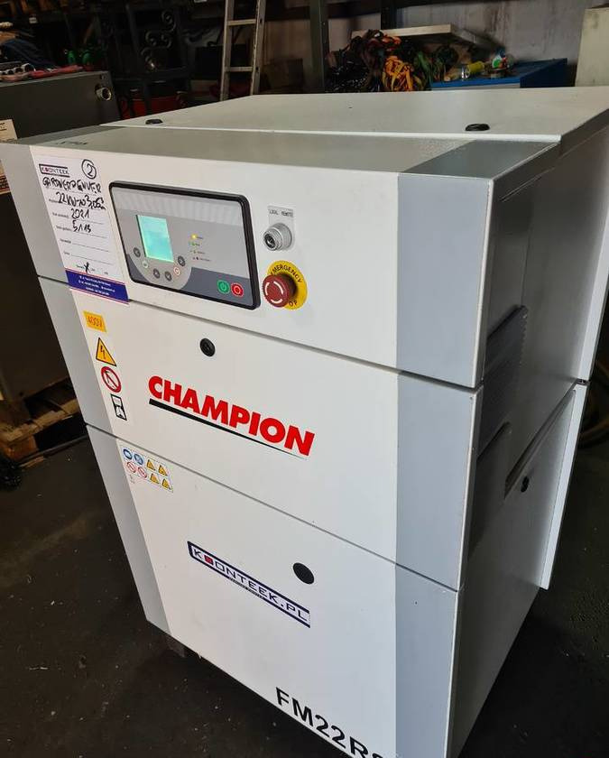 Kompresor śrubowy GARDNER DENVER CHAMPION FM22RS, 2021r, 22 kw, Falownik - Máy nén khí: hình 4 Kompresor śrubowy GARDNER DENVER CHAMPION FM22RS, 2021r, 22 kw, Falownik - Máy nén khí: hình 4