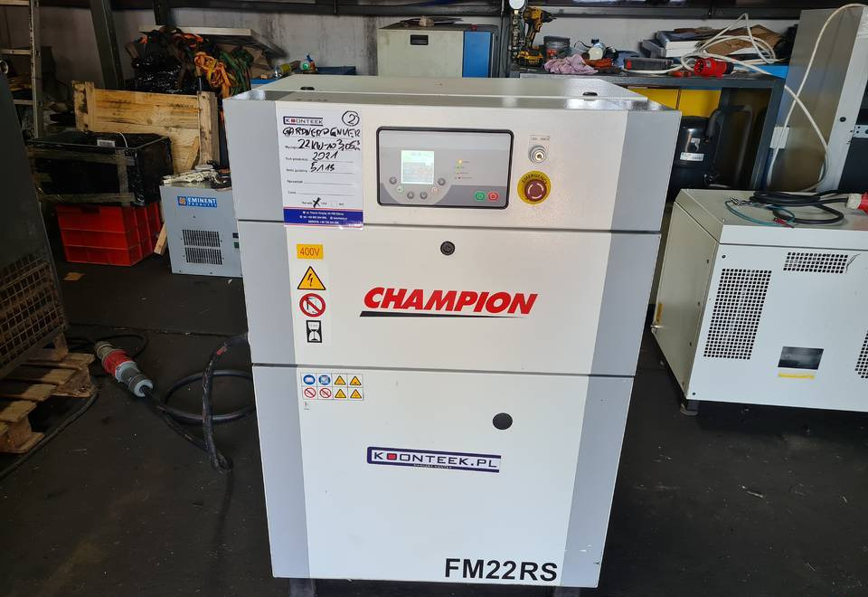 Kompresor śrubowy GARDNER DENVER CHAMPION FM22RS, 2021r, 22 kw, Falownik - Máy nén khí: hình 2 Kompresor śrubowy GARDNER DENVER CHAMPION FM22RS, 2021r, 22 kw, Falownik - Máy nén khí: hình 2