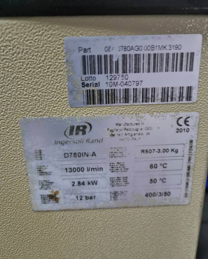 Osuszacz ziębniczy INGERSOLL RAND 13m3 - Máy thực phẩm: hình 5 Osuszacz ziębniczy INGERSOLL RAND 13m3 - Máy thực phẩm: hình 5