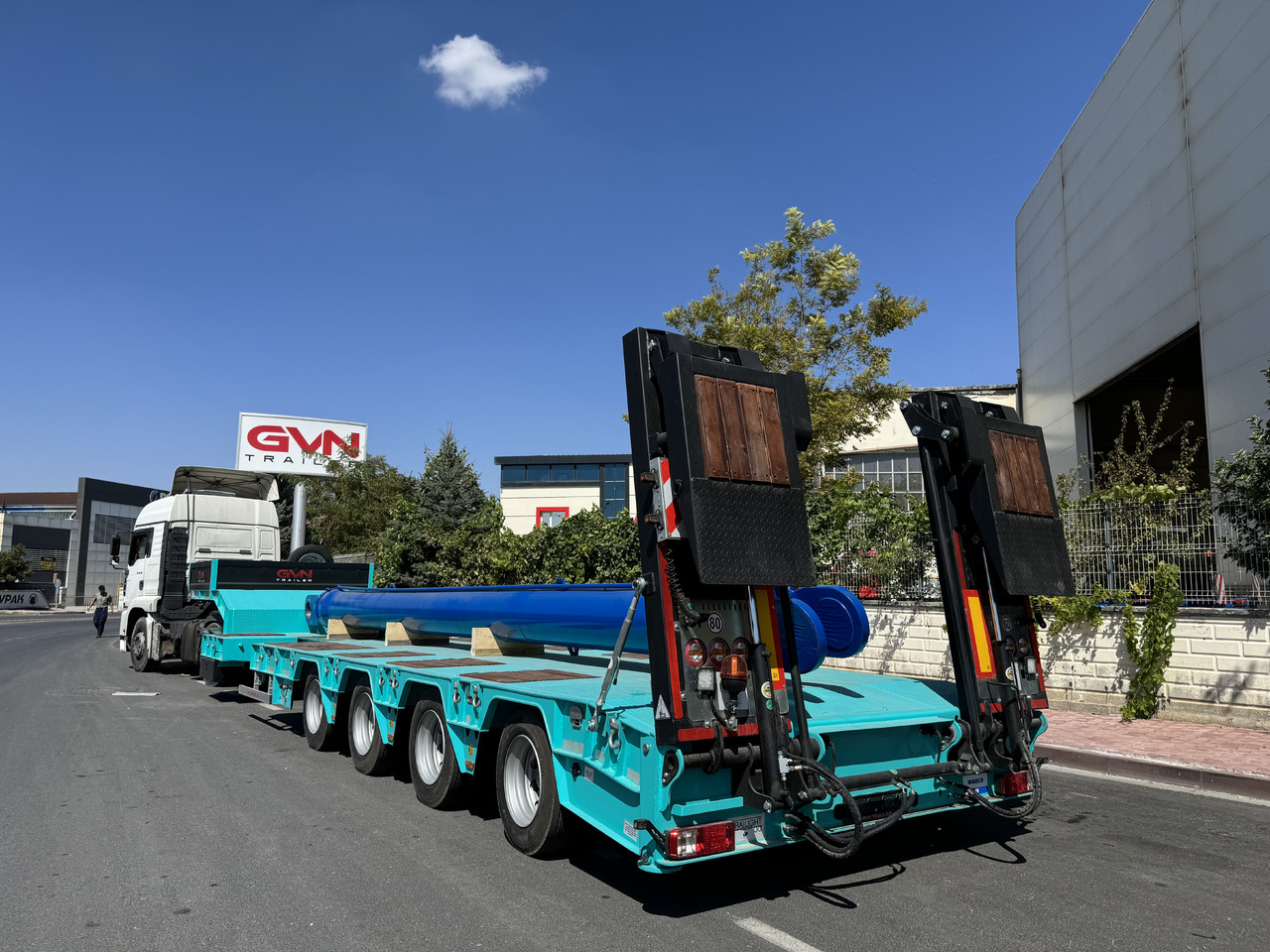 GVN Trailer 4 AXLE EXTENDABLE LOWBED - Sơ mi rơ moóc thùng thấp: hình 1 GVN Trailer 4 AXLE EXTENDABLE LOWBED - Sơ mi rơ moóc thùng thấp: hình 1