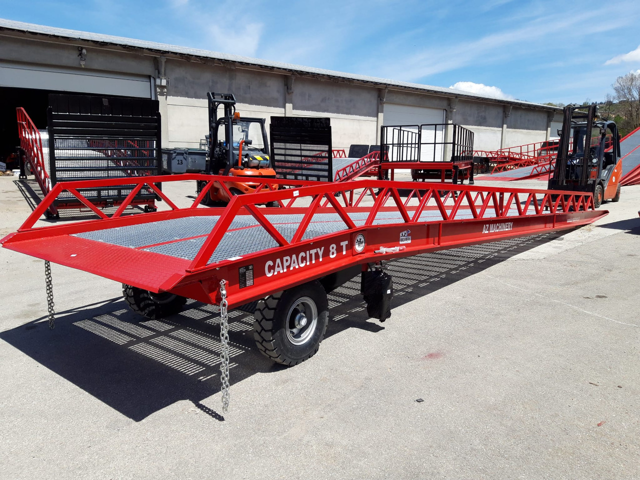 AZ RAMP EASY-XL 8 mobile loading ramp - Đường dốc di động: hình 1 AZ RAMP EASY-XL 8 mobile loading ramp - Đường dốc di động: hình 1