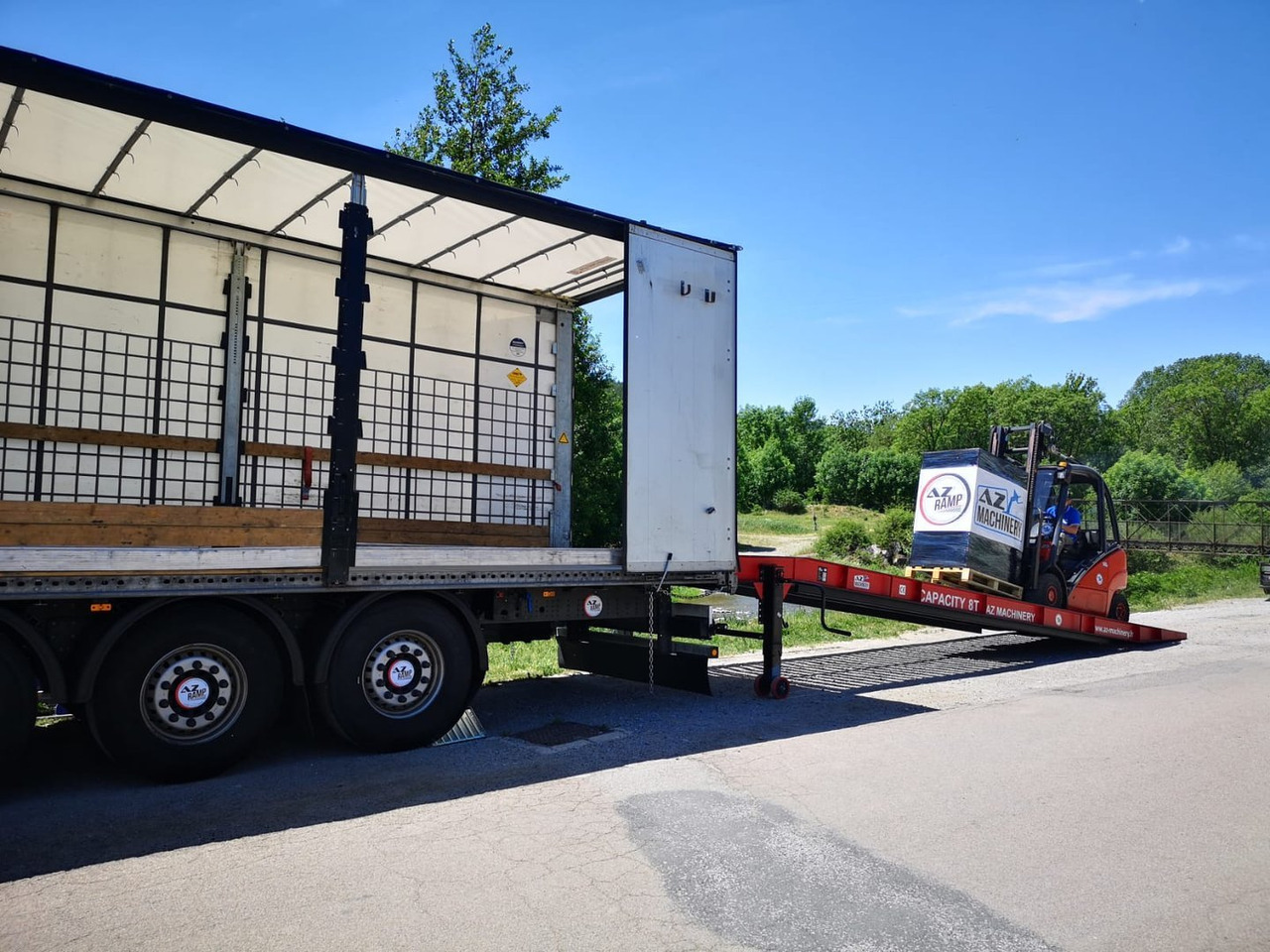 Đường dốc di động mới AZ RAMP-PRIME PRIME WLO + 8 . Industrial Mobil Loading Ramp: hình 12 Đường dốc di động mới AZ RAMP-PRIME PRIME WLO + 8 . Industrial Mobil Loading Ramp: hình 12