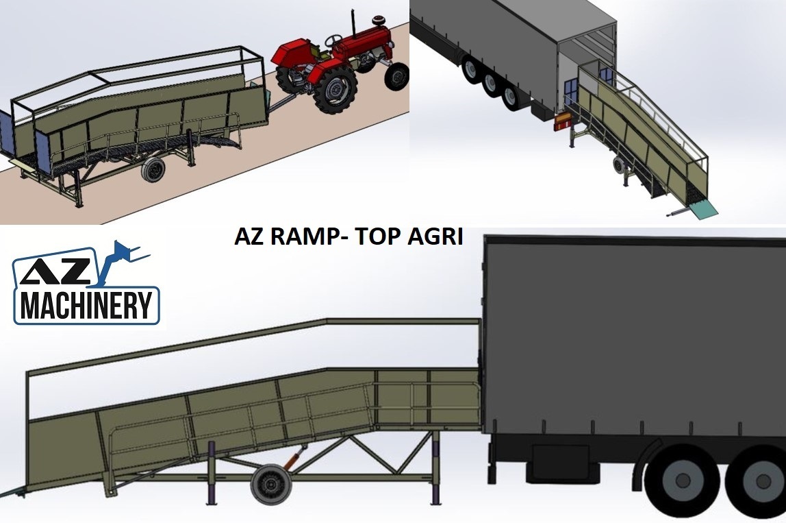Đường dốc di động AZ RAMP TOP AGRI mobile loading ramp: hình 6