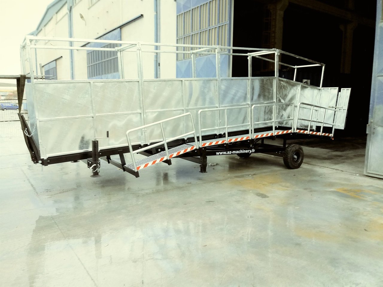 Đường dốc di động AZ RAMP TOP AGRI mobile loading ramp: hình 7