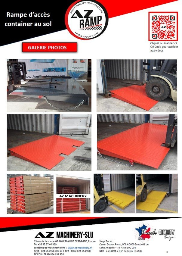 Đường dốc di động mới Compact Container access ramp . AZ RAMP - HCRN-06. 6 000 Kg: hình 16 Đường dốc di động mới Compact Container access ramp . AZ RAMP - HCRN-06. 6 000 Kg: hình 16