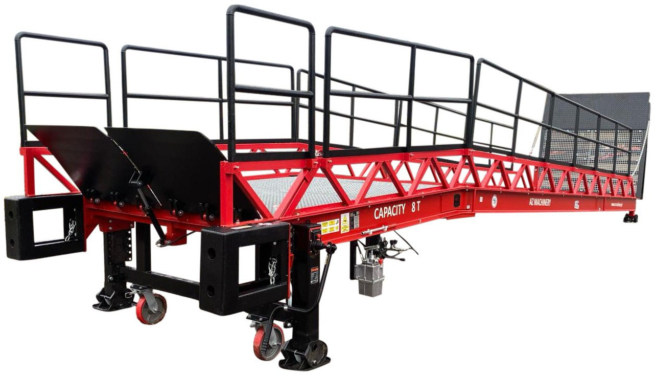 Loading Ramp with with hydraulic folding bridge - AZ RAMP - STAR-OTC- 8T. 8 ton capacity - Đường dốc di động: hình 1 Loading Ramp with with hydraulic folding bridge - AZ RAMP - STAR-OTC- 8T. 8 ton capacity - Đường dốc di động: hình 1