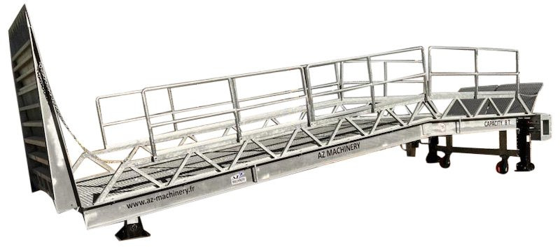 Loading Ramp with with hydraulic tilting bridge - AZ RAMP - STAR- 8T FULL GALVA - Đường dốc di động: hình 1 Loading Ramp with with hydraulic tilting bridge - AZ RAMP - STAR- 8T FULL GALVA - Đường dốc di động: hình 1