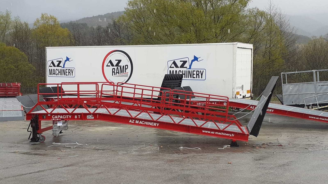 Đường dốc di động mới Loading Ramp with with hydraulic tilting bridge -  AZ RAMP - STAR-RL- 20T. 20 ton capacity: hình 11