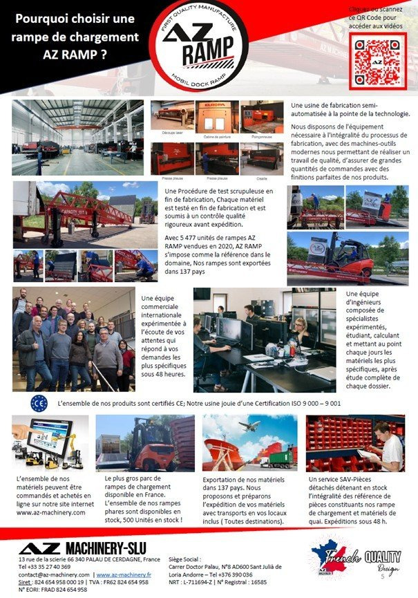 Đường dốc di động **RENTAL 12-24-36 Month** AZ RAMP-EASY XL-8 . Mobil Loading Ramp: hình 17 Đường dốc di động **RENTAL 12-24-36 Month** AZ RAMP-EASY XL-8 . Mobil Loading Ramp: hình 17