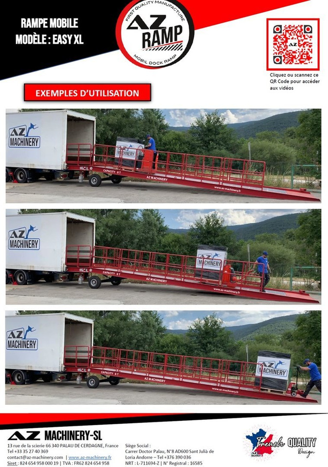 Đường dốc di động **RENTAL 12-24-36 Month** AZ RAMP-EASY XL-8 . Mobil Loading Ramp: hình 8 Đường dốc di động **RENTAL 12-24-36 Month** AZ RAMP-EASY XL-8 . Mobil Loading Ramp: hình 8
