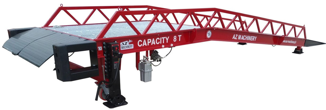 **RENTAL** Loading Ramp with with hydraulic tilting bridge - AZ RAMP - STAR- 8T. 8 ton capacity - Đường dốc di động: hình 1 **RENTAL** Loading Ramp with with hydraulic tilting bridge - AZ RAMP - STAR- 8T. 8 ton capacity - Đường dốc di động: hình 1