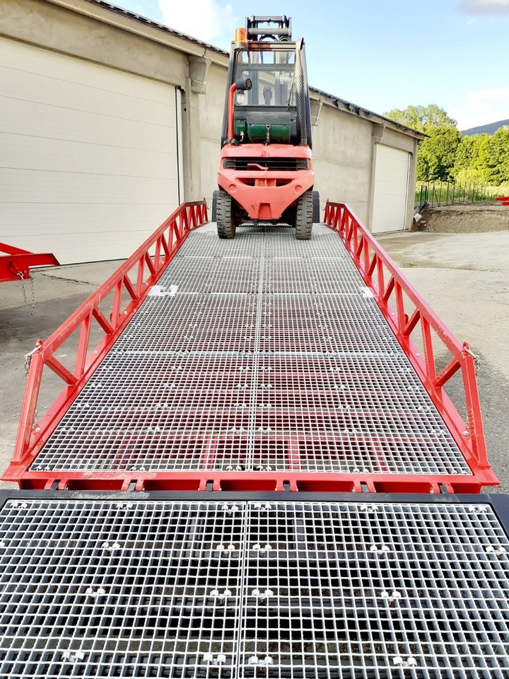 Đường dốc di động mới **RENTAL** Loading Ramp with with hydraulic tilting bridge -  AZ RAMP - STAR- 8T. 8 ton capacity: hình 14