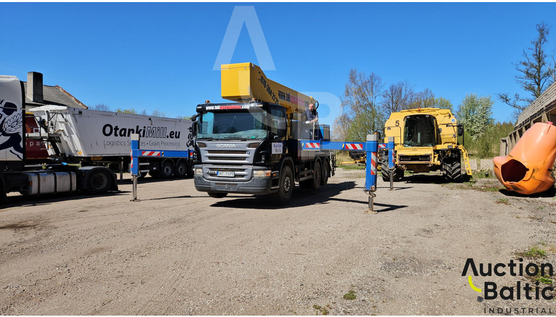Nền bục trên không gắn trên xe tải Scania P 310: hình 7