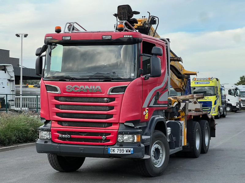 Scania R580 6x4 full steel*3pedal opticruise*R580 V8* - Xe chở gỗ: hình 1 Scania R580 6x4 full steel*3pedal opticruise*R580 V8* - Xe chở gỗ: hình 1
