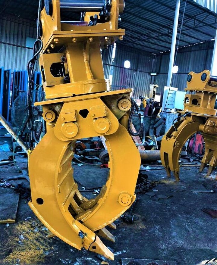 AME Hydraulic 360° Rotating Grab - Nho táo cho Máy xúc: hình 2 AME Hydraulic 360° Rotating Grab - Nho táo cho Máy xúc: hình 2