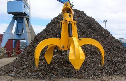 AME Hydraulic Orange Peel Grab 360° Rotating, Suitable for 18-28 Ton - Nho táo cho Máy xúc: hình 1 AME Hydraulic Orange Peel Grab 360° Rotating, Suitable for 18-28 Ton - Nho táo cho Máy xúc: hình 1