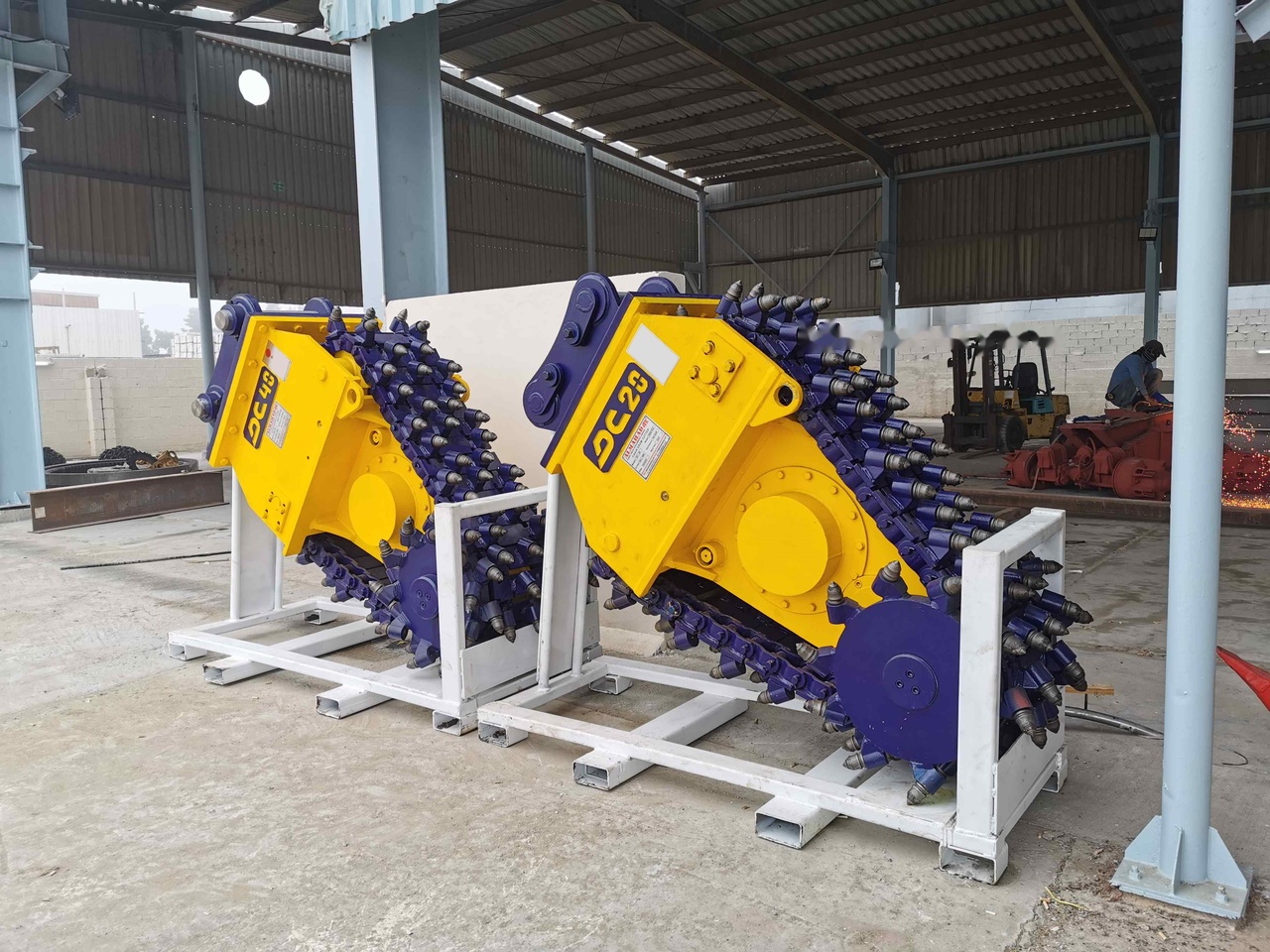 Đính kèm cho Máy xúc mới AME Chain Drum Cutter (DC 40): hình 23