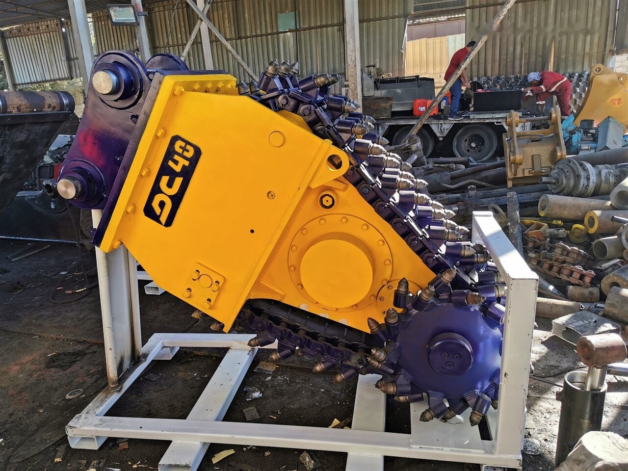 Đính kèm cho Máy xúc mới AME Chain Drum Cutter (DC 40): hình 14