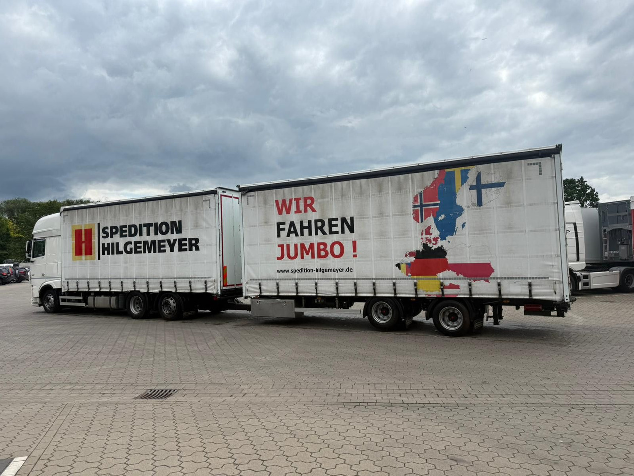 DAF XF 480 FAN LowDeck 6x2 Jumbo Inklusive Anhänger - Xe tải thùng mui bạt: hình 5 DAF XF 480 FAN LowDeck 6x2 Jumbo Inklusive Anhänger - Xe tải thùng mui bạt: hình 5