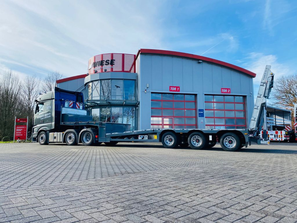 Gabelstapler/Arbeitsbühnentransporter Klapprampe - Sơ mi rơ moóc thùng thấp: hình 3 Gabelstapler/Arbeitsbühnentransporter Klapprampe - Sơ mi rơ moóc thùng thấp: hình 3