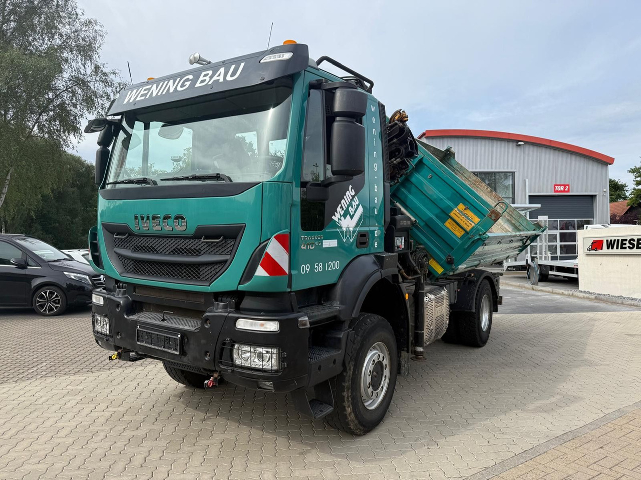 Iveco AD190 T/W Trakker 410 4x4 Allrad Kran KipperHIAB - Xe ben, Xe cẩu tự hành: hình 1 Iveco AD190 T/W Trakker 410 4x4 Allrad Kran KipperHIAB - Xe ben, Xe cẩu tự hành: hình 1
