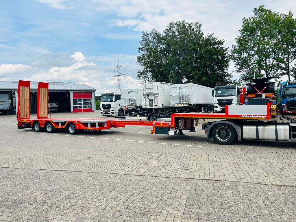Kässbohrer KSLA RJ Mega Jumbo Tieflader mit Radmulden tele - Sơ mi rơ moóc thùng thấp: hình 1 Kässbohrer KSLA RJ Mega Jumbo Tieflader mit Radmulden tele - Sơ mi rơ moóc thùng thấp: hình 1
