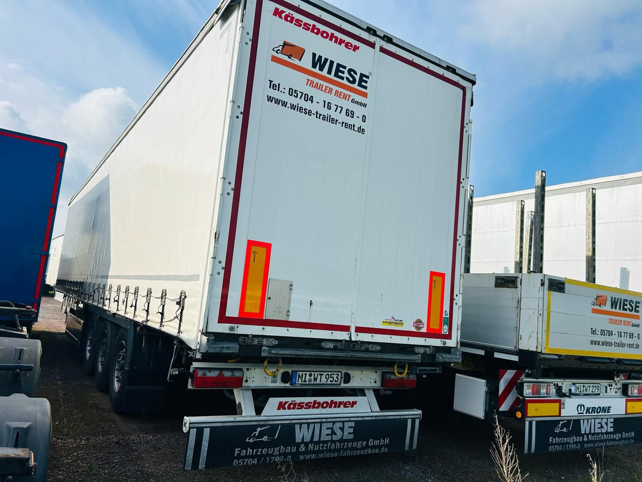 Kässbohrer Schiebeplanen Auflieger - Sơ mi rơ moóc mui bạt: hình 1 Kässbohrer Schiebeplanen Auflieger - Sơ mi rơ moóc mui bạt: hình 1