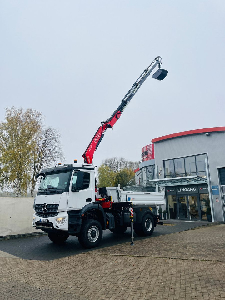 Mercedes-Benz Arocs 1835 4x4 Meiller Fassi F135 Kran Kipper - Xe ben, Xe cẩu tự hành: hình 4 Mercedes-Benz Arocs 1835 4x4 Meiller Fassi F135 Kran Kipper - Xe ben, Xe cẩu tự hành: hình 4