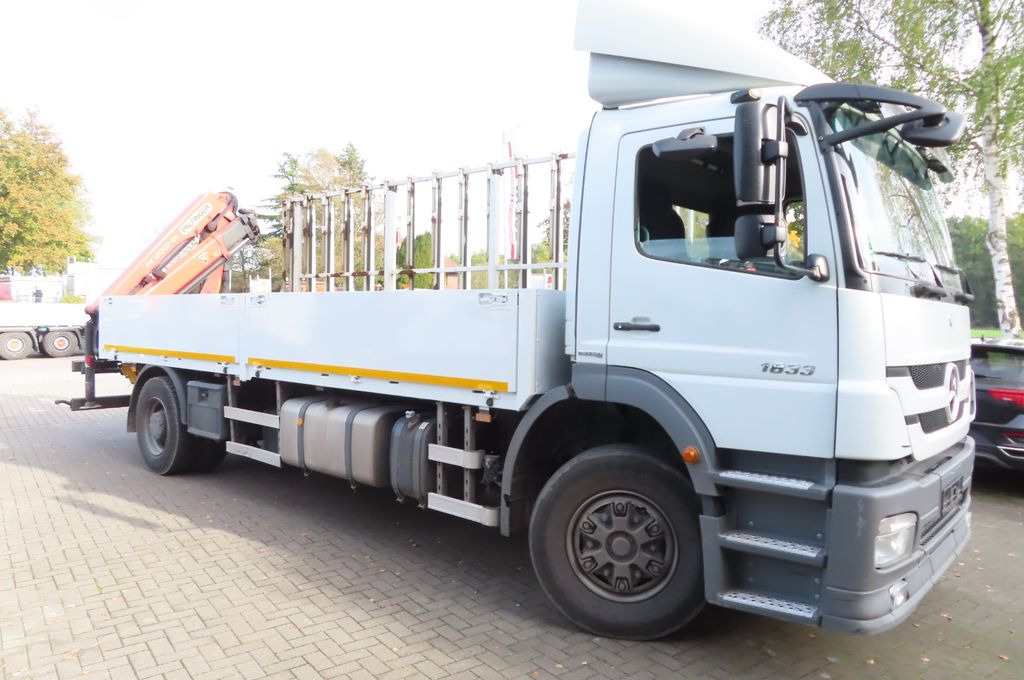 Mercedes-Benz Axor 1833 L - Glastransporter Kran Palfinger - Xe tải thùng lửng/ Phẳng, Xe cẩu tự hành: hình 4 Mercedes-Benz Axor 1833 L - Glastransporter Kran Palfinger - Xe tải thùng lửng/ Phẳng, Xe cẩu tự hành: hình 4