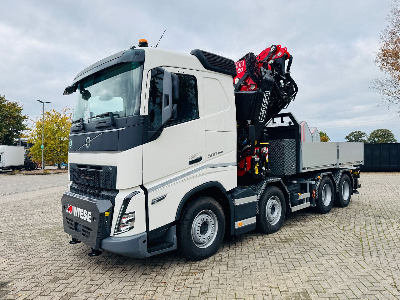 Volvo FH 500 8x4 Kran F820 RA2.27 Jib & Winde Sofort - Xe tải thùng lửng/ Phẳng, Xe cẩu tự hành: hình 2 Volvo FH 500 8x4 Kran F820 RA2.27 Jib & Winde Sofort - Xe tải thùng lửng/ Phẳng, Xe cẩu tự hành: hình 2